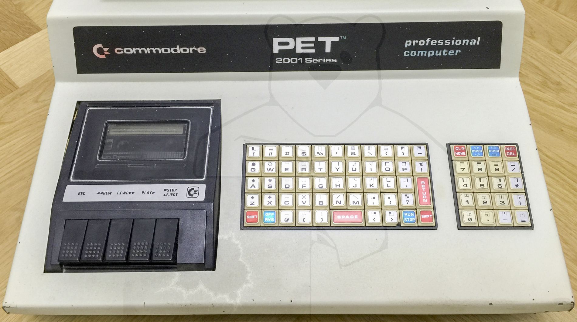 Commodore PET 2001 - Tastatur und Datasette